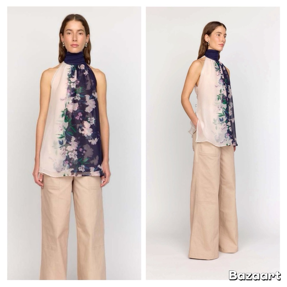 NWT Christy Lynn Aurora Top in Midinight Coast Sz S